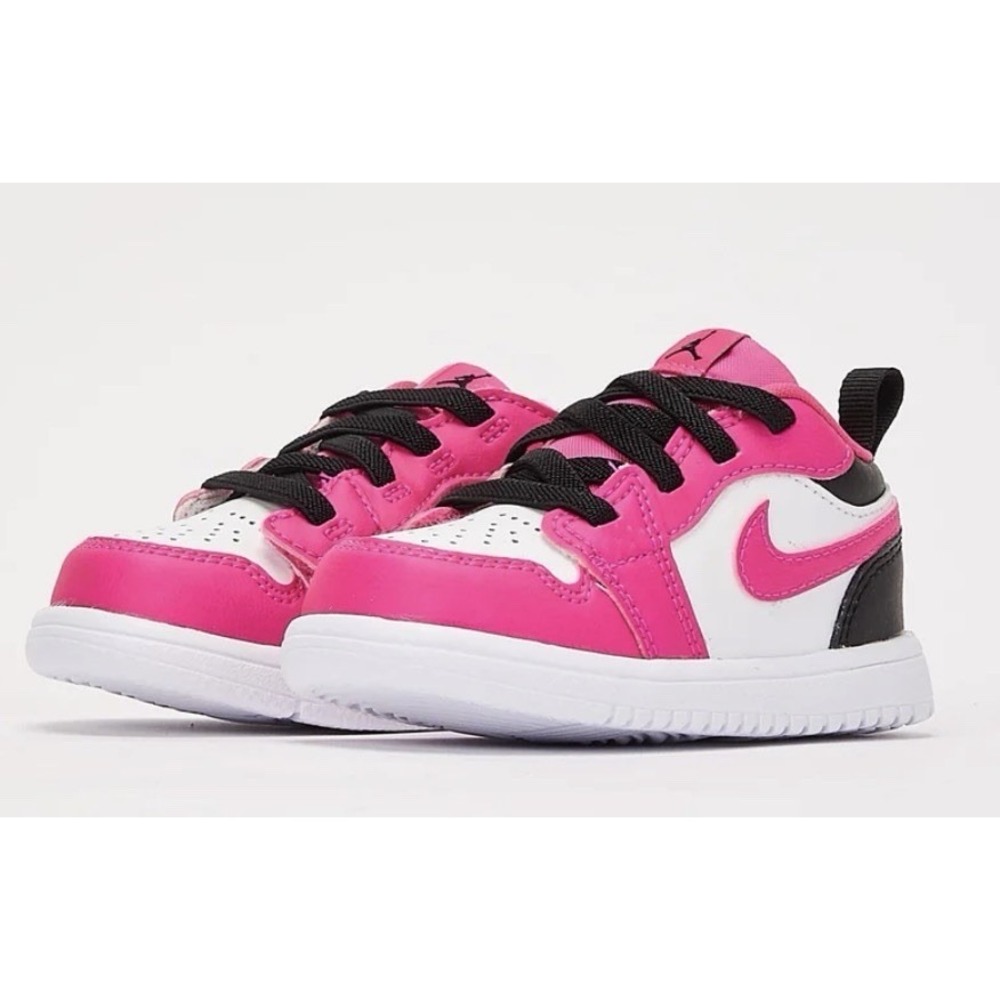 Nike Air Jordan 1 Retro Kids 11C‎ Low Rise Fierce White Black DZ6958-160